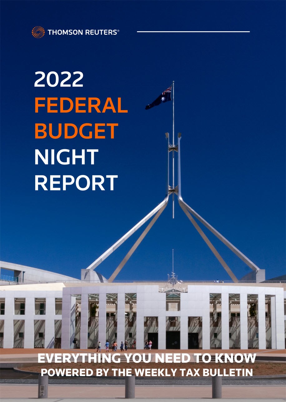 2022 Federal Budget Night Report