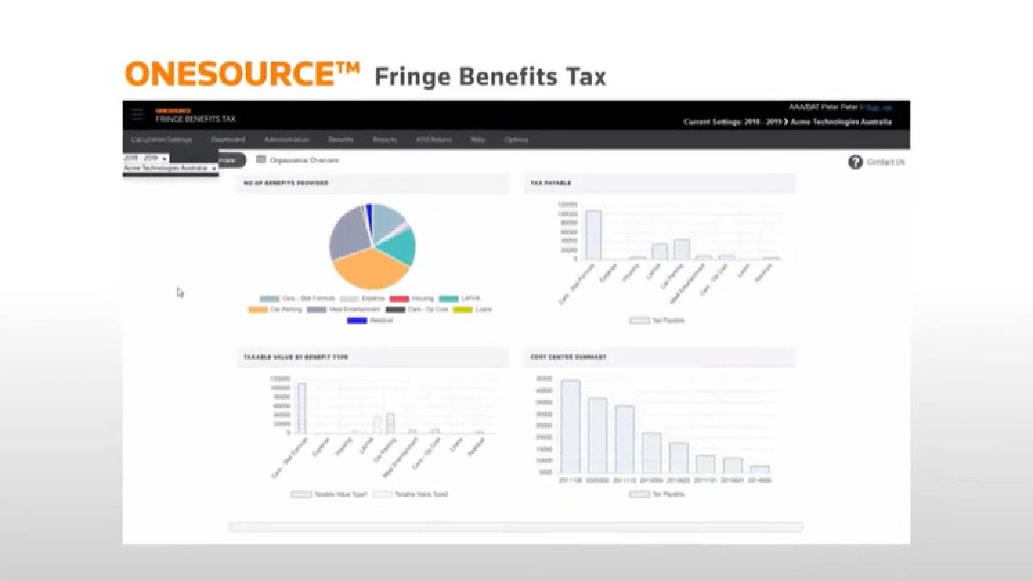 ONESOURCE Fringe Benefits Tax Australia Thomson Reuters