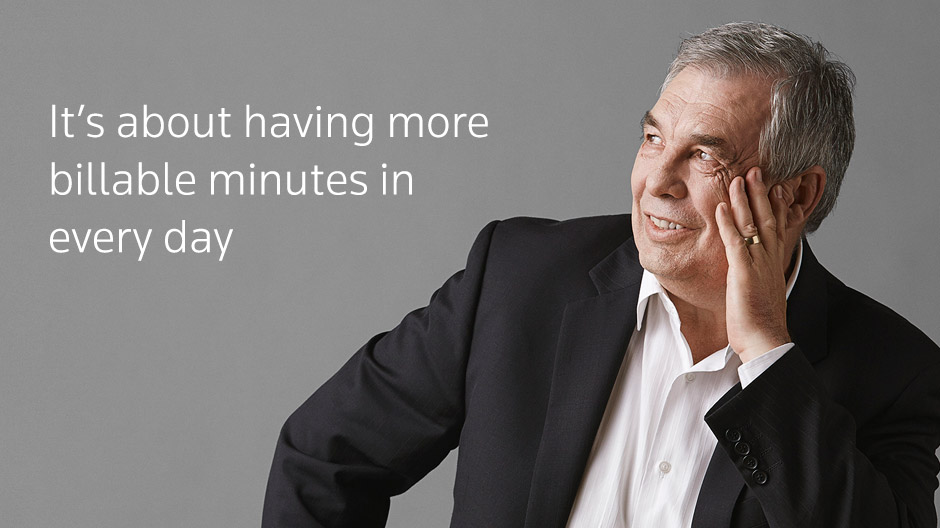 It's about having more billable minutes in every day
